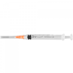 10 x 3cc syringe with 23 gauge