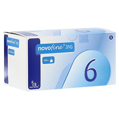 Novofine 6 mm (31G)