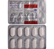 Glycomet 850 mg 15tabs